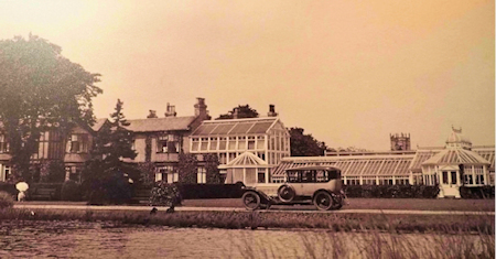 Burnby Hall with car